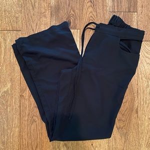 Black Scrubology Scrub Pants Size Small